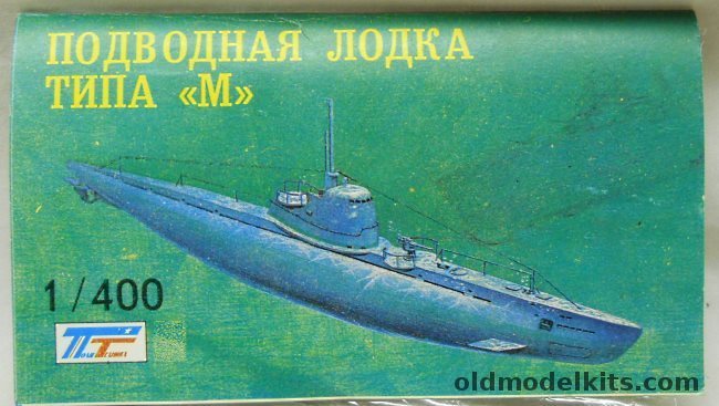 Novo Techna 1/400 Soviet M Class Submarine plastic model kit